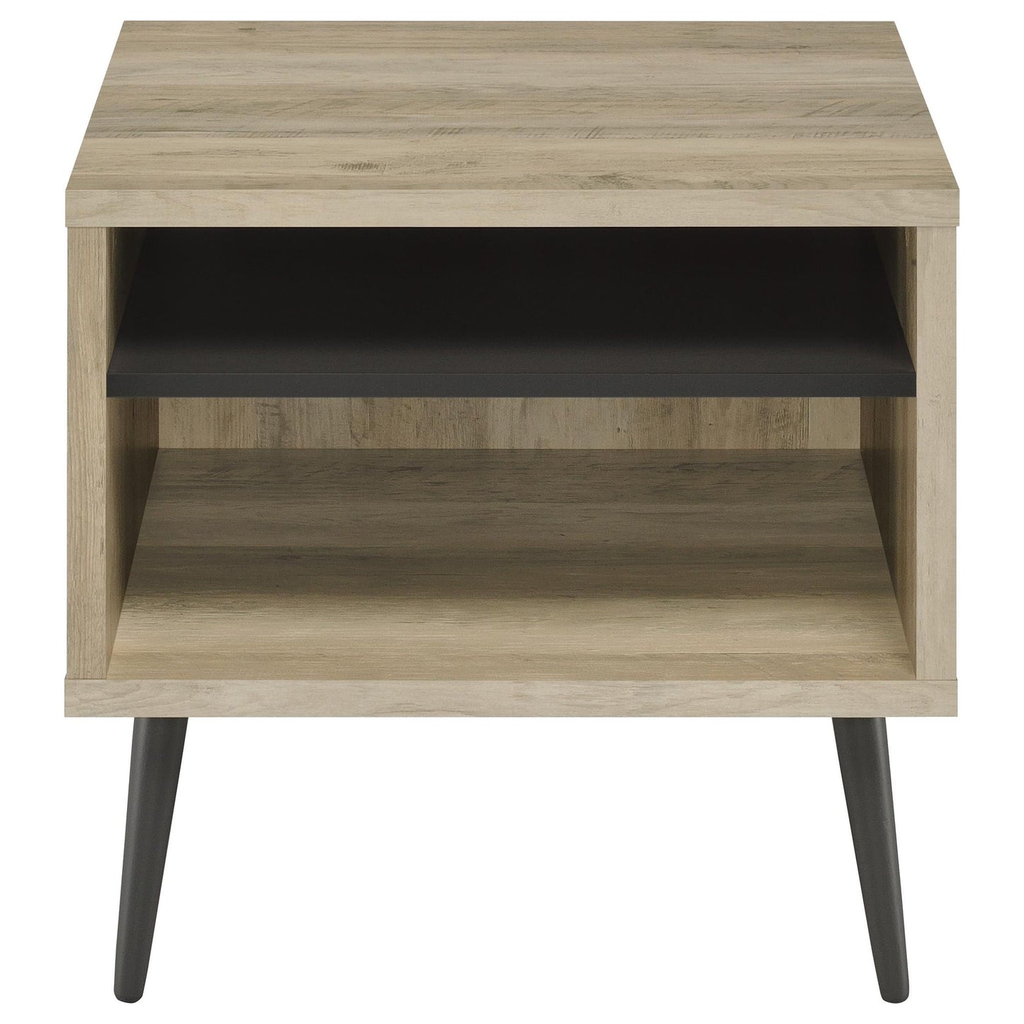 Welsh 2-piece Coffee and End Table Set Distressed Pine