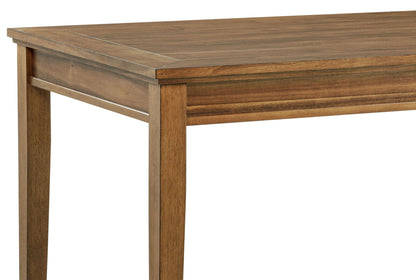 Atwood 5-piece Rectangular Wood Dining Set Warm Brown
