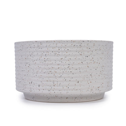 2 Pieces Flowerpot, Planter For Patio, Garden Or Windowsills - Milk White