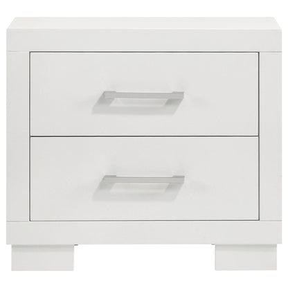 Jessica 5-piece Queen LED Bedroom Set Snow White