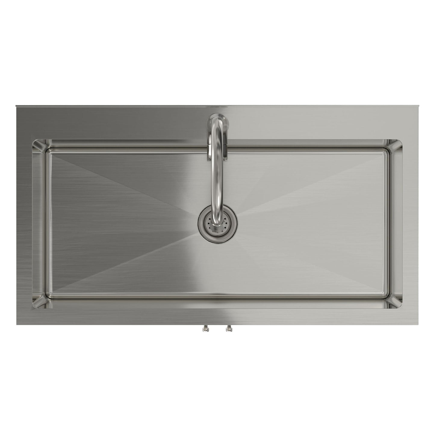 Reed - Deluxe Laundry Cabinet With Pull-Out Faucet And Stainless Steel Sink