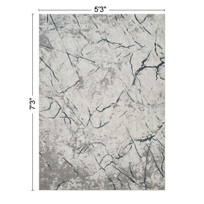 Geometrix - Contemporary Area Rug With Geometric 3D Effect