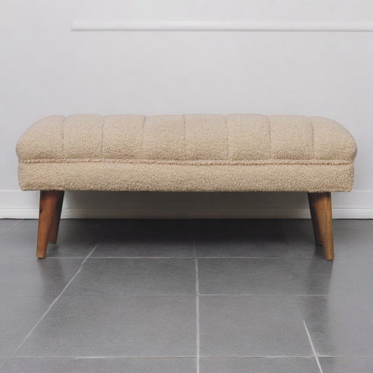 Puffer Bench - Beige
