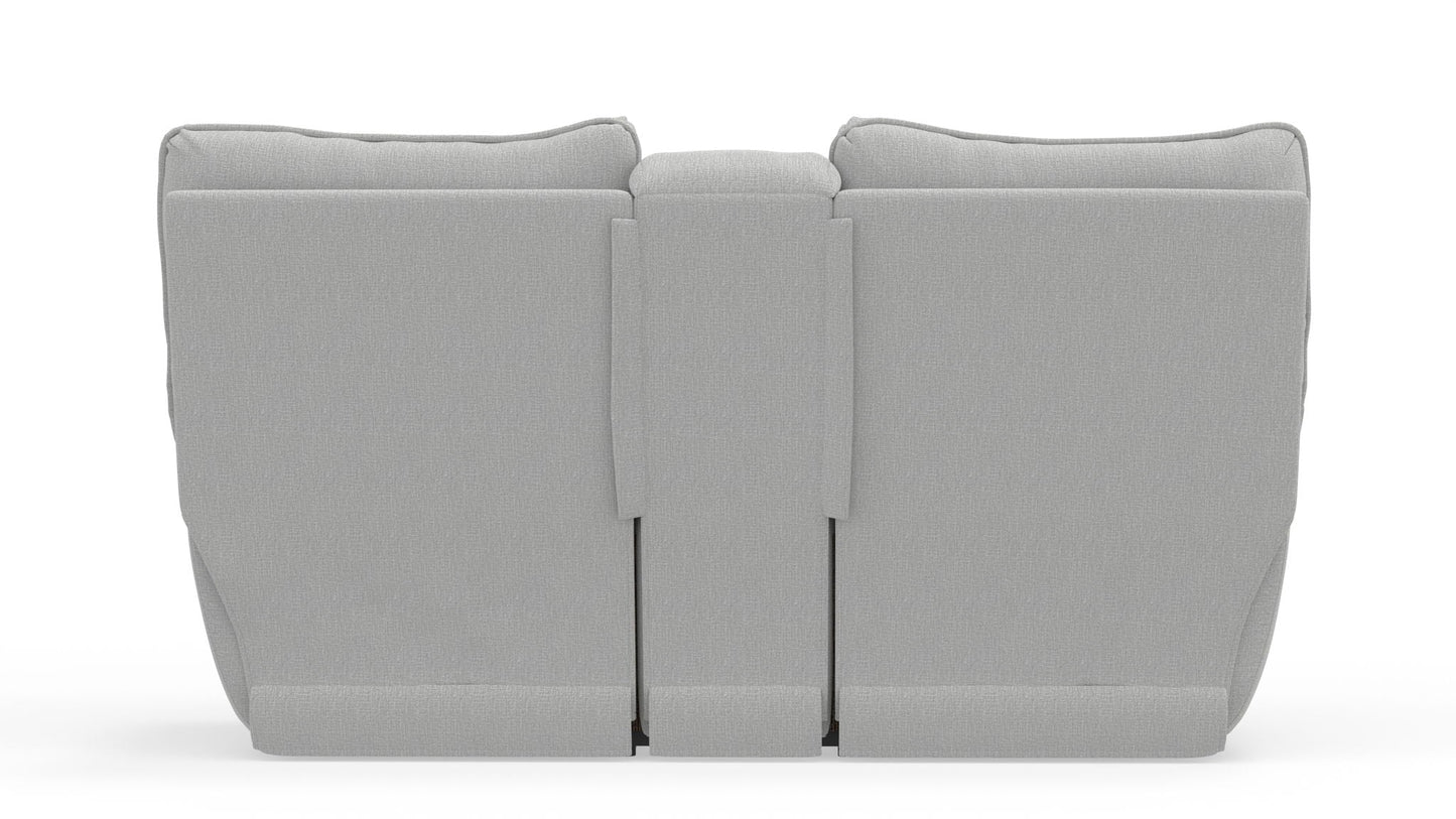 Lenny - Power Lay Flat Reclining Console Loveseat