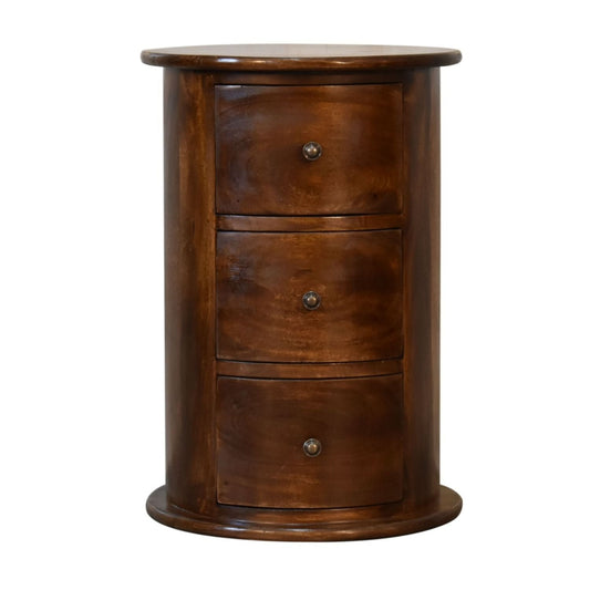 3 Drawer Drum - Chestnut