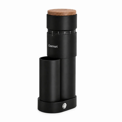 Geimori T38 Plus-The True Pro Grade Portable Coffee Grinder with 38mm Conical Burr, Anti-Static Tech, Stepless Grind Settings, Zero Retention