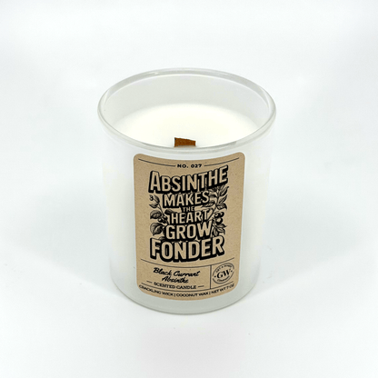 Absinthe Makes the Heart Grow Fonder — Black Currant & Absinthe Candle