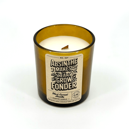 Absinthe Makes the Heart Grow Fonder — Black Currant & Absinthe Candle