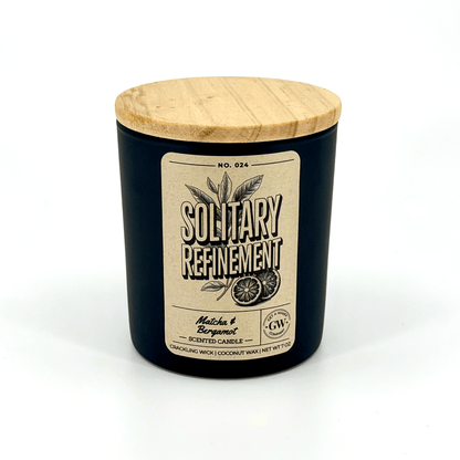 Solitary Refinement — Matcha & Bergamot Candle