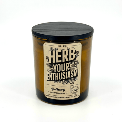 Herb Your Enthusiasm — Apothecary Candle