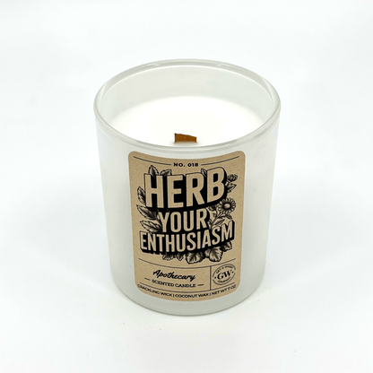 Herb Your Enthusiasm — Apothecary Candle