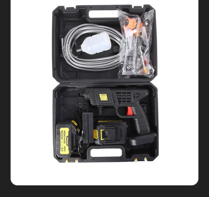 GMY【Cordless Handheld Water Gun】Lithium Battery Rechargeable High-Pressure Washer - Portable Car Wash Sprayer for Home