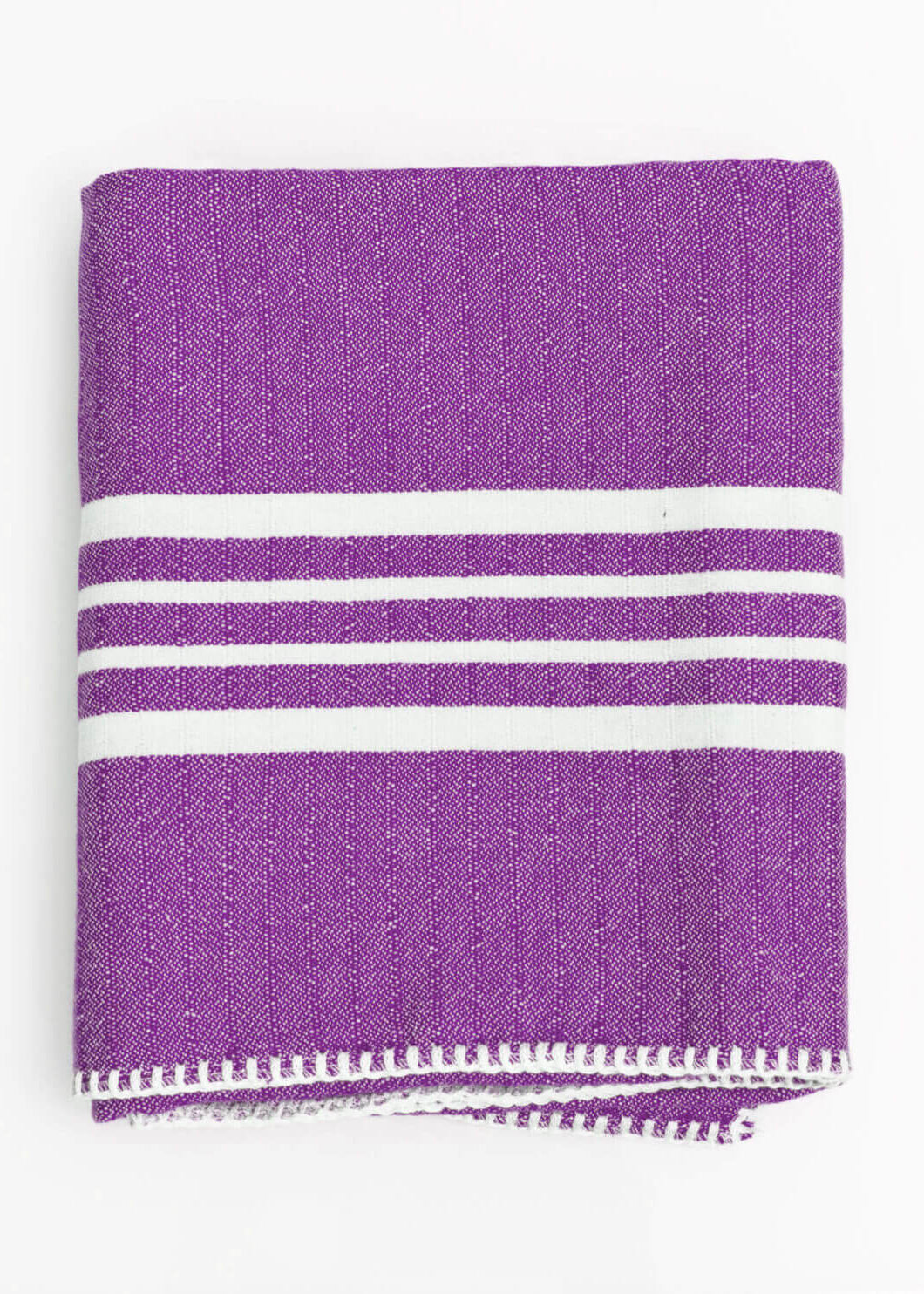 Fringe-Free Farmhouse Turkish Towel — Lightweight & Absorbent