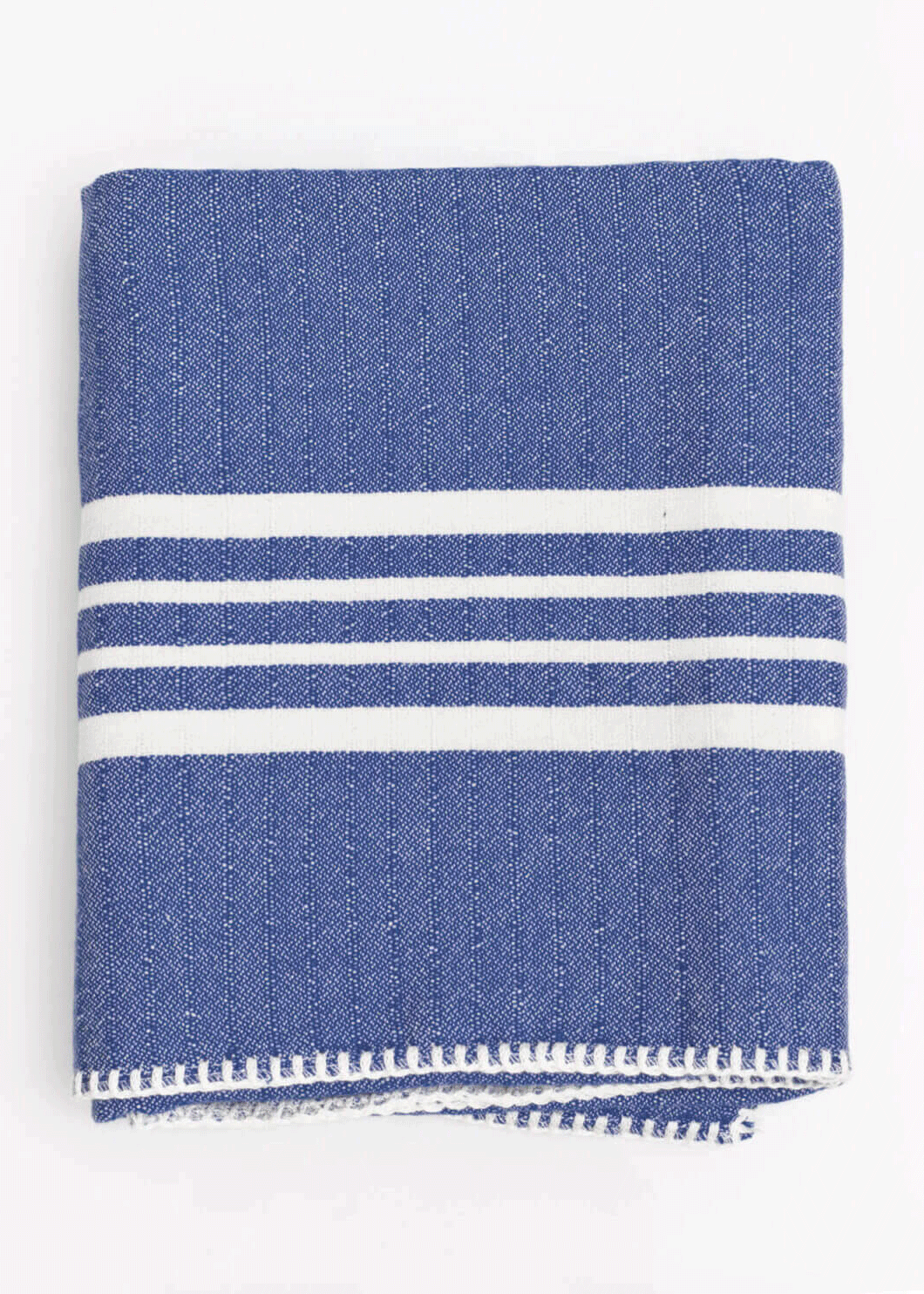 Fringe-Free Farmhouse Turkish Towel — Lightweight & Absorbent