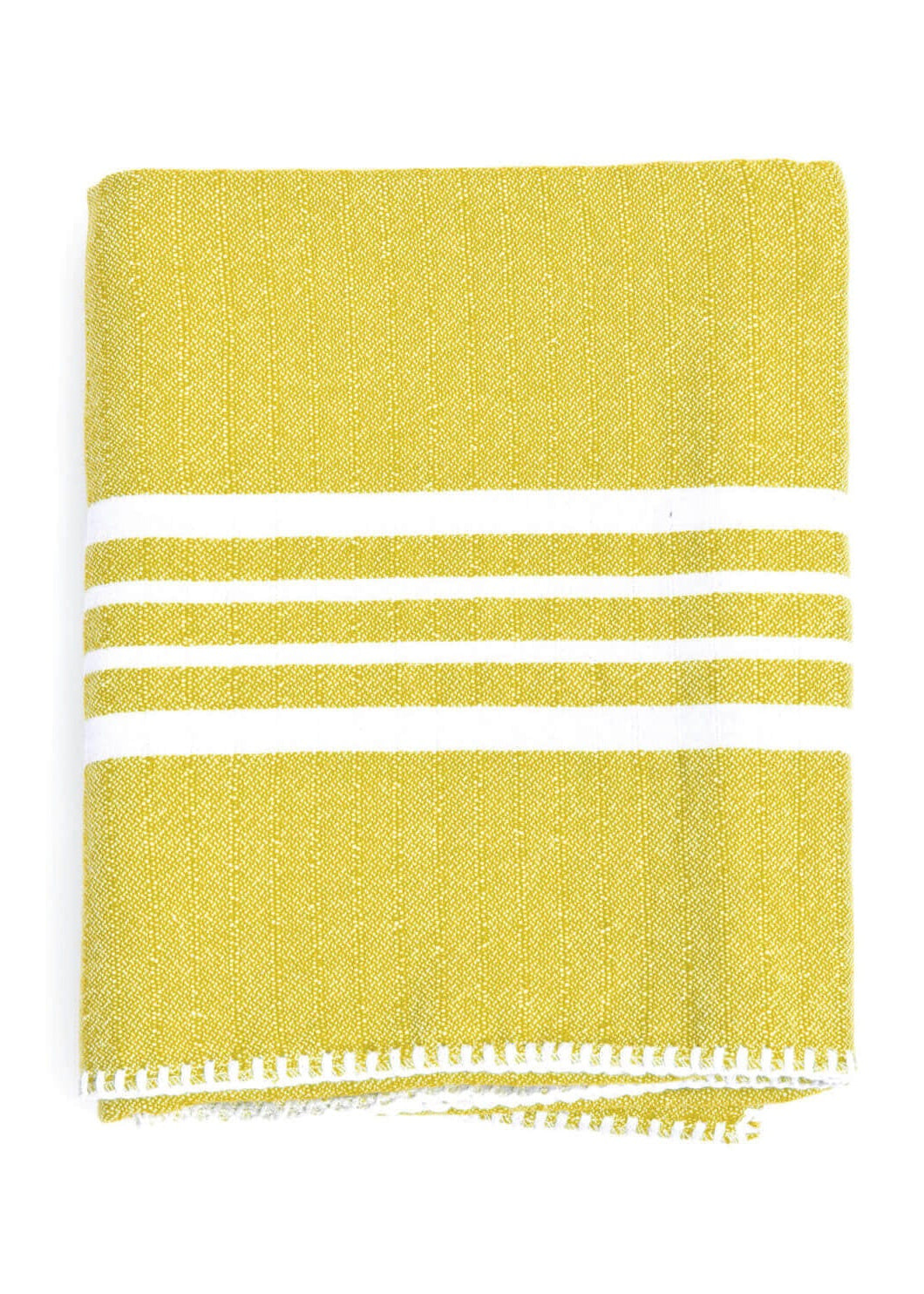 Fringe-Free Farmhouse Turkish Towel — Lightweight & Absorbent