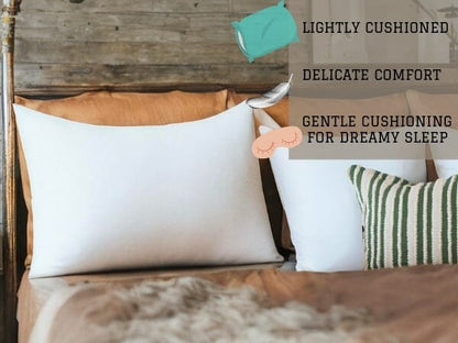 Dada Bedding Luxury 20x28 Pillow Insert - Soft Medium Firm, Premium Polyester, Perfect for Side and Back Sleepers