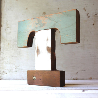Reclaimed Wooden Letters