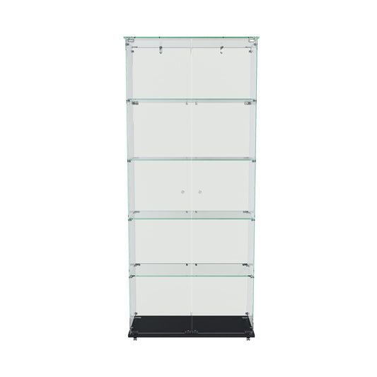 Premium 5 Tier Glass Display Case With 5 Dynamic LED Modes