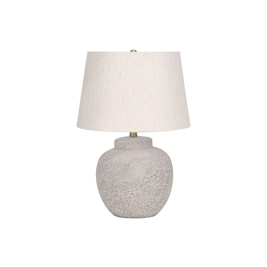 Lighting, Table Lamp, Concrete, Modern - Cream