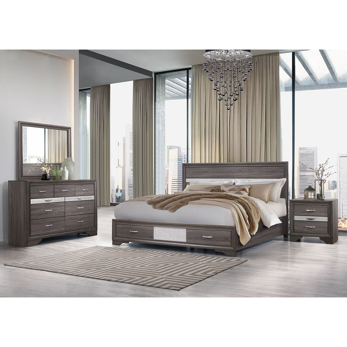 Ryder - Sparkle Dresser - Gray