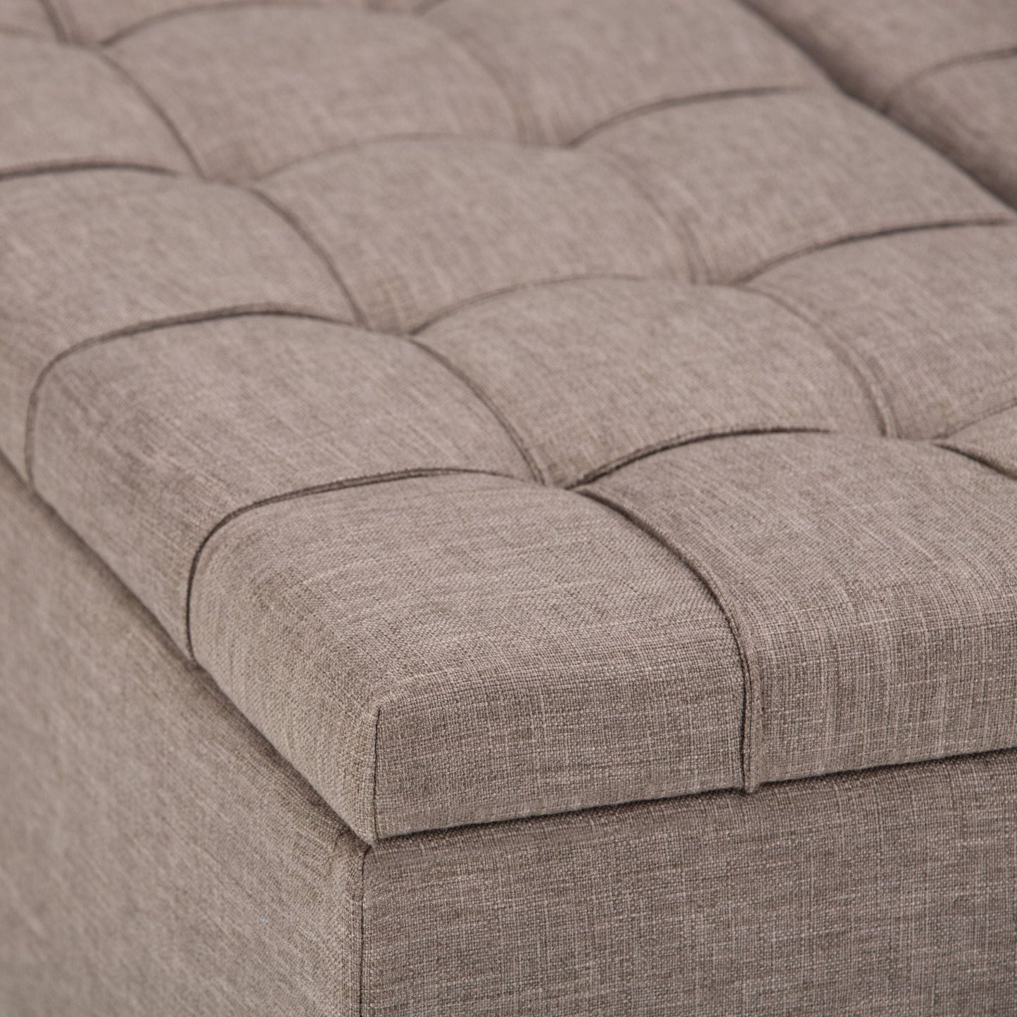 Harrison - Upholstered Coffee Table Storage Ottoman