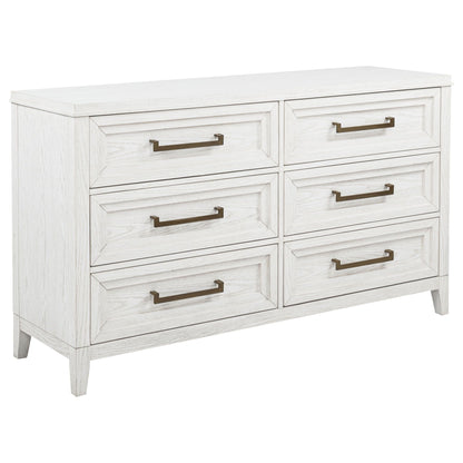 Marielle 4-piece Queen Bedroom Set Distressed White
