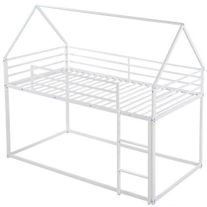 House Bunk Bed With Built In Ladder