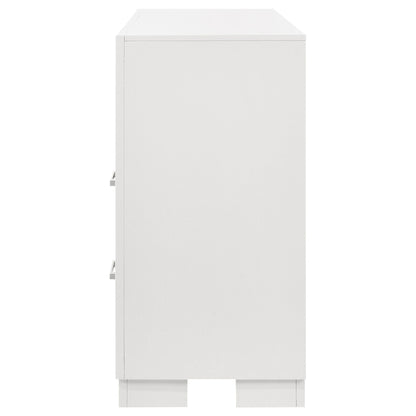Jessica 6-drawer Dresser Snow White