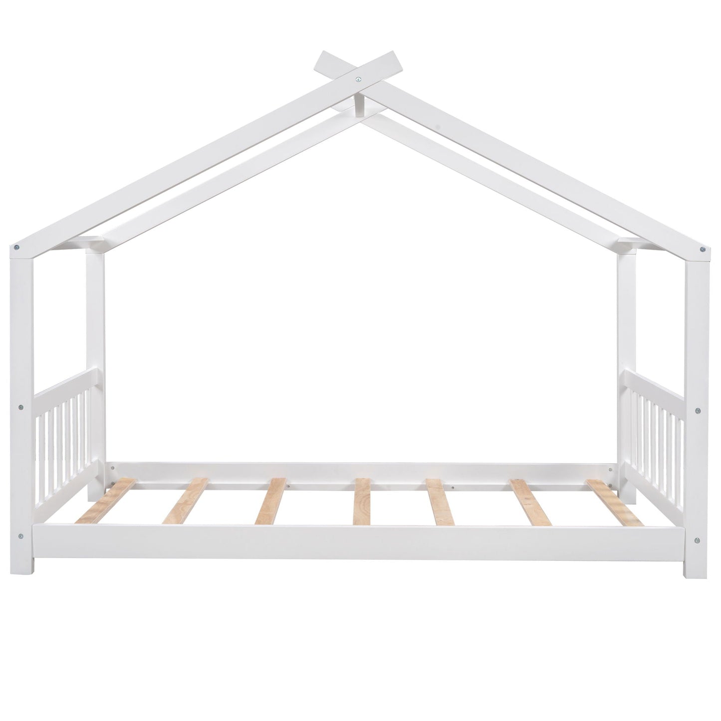 House Platform Bed With Headboard And Footboard, Roof Design