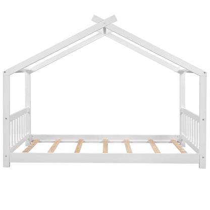 House Platform Bed With Headboard And Footboard, Roof Design