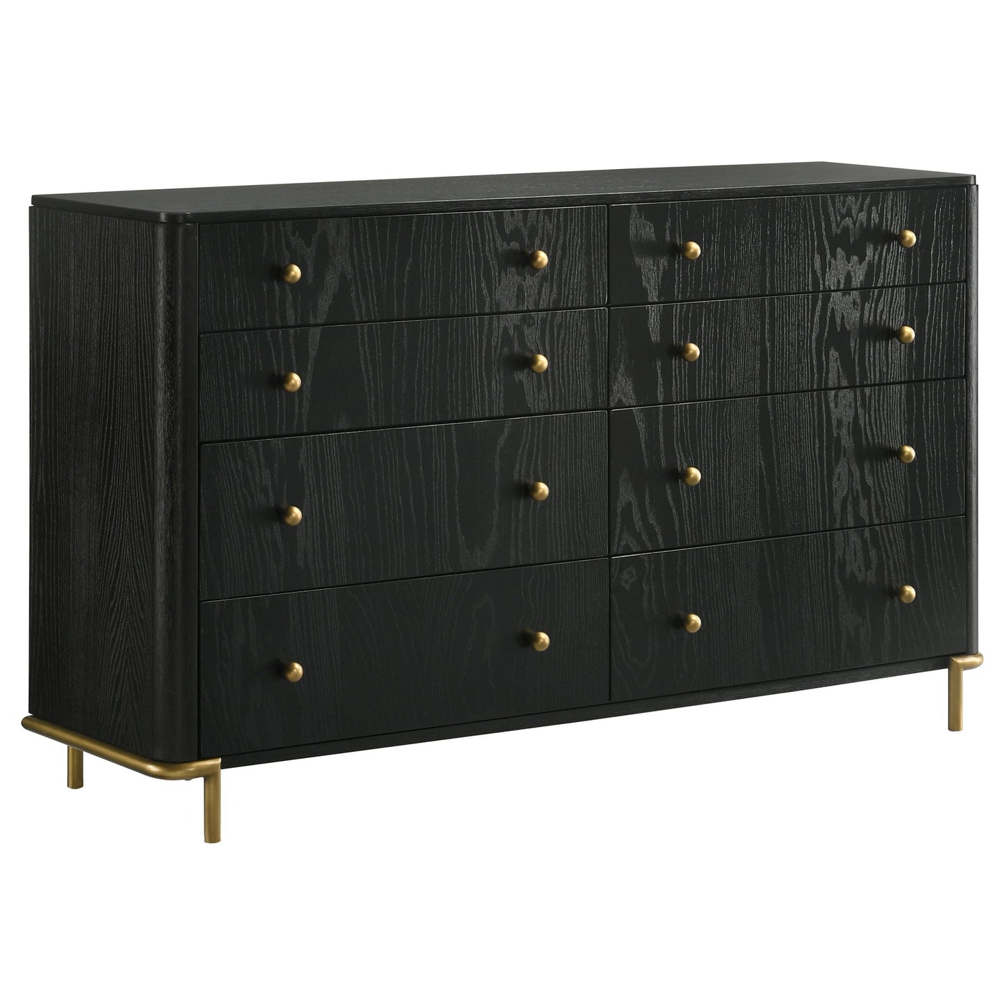 Arini 4-piece Queen Bedroom Set Cream and Black