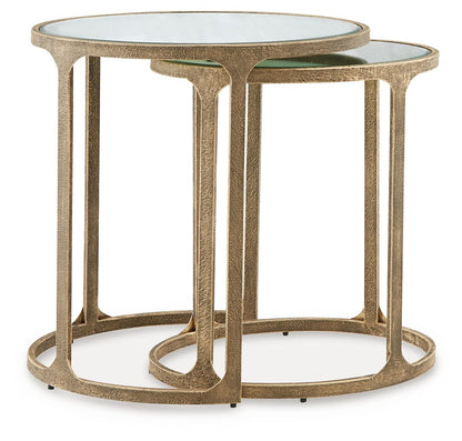 Irmaleigh - Accent Table Set (Set of 2) - Antique Black