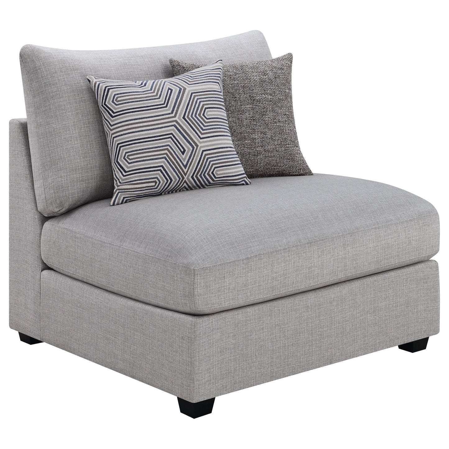 Cambria 6-piece Upholstered Modular Sectional Sofa Grey