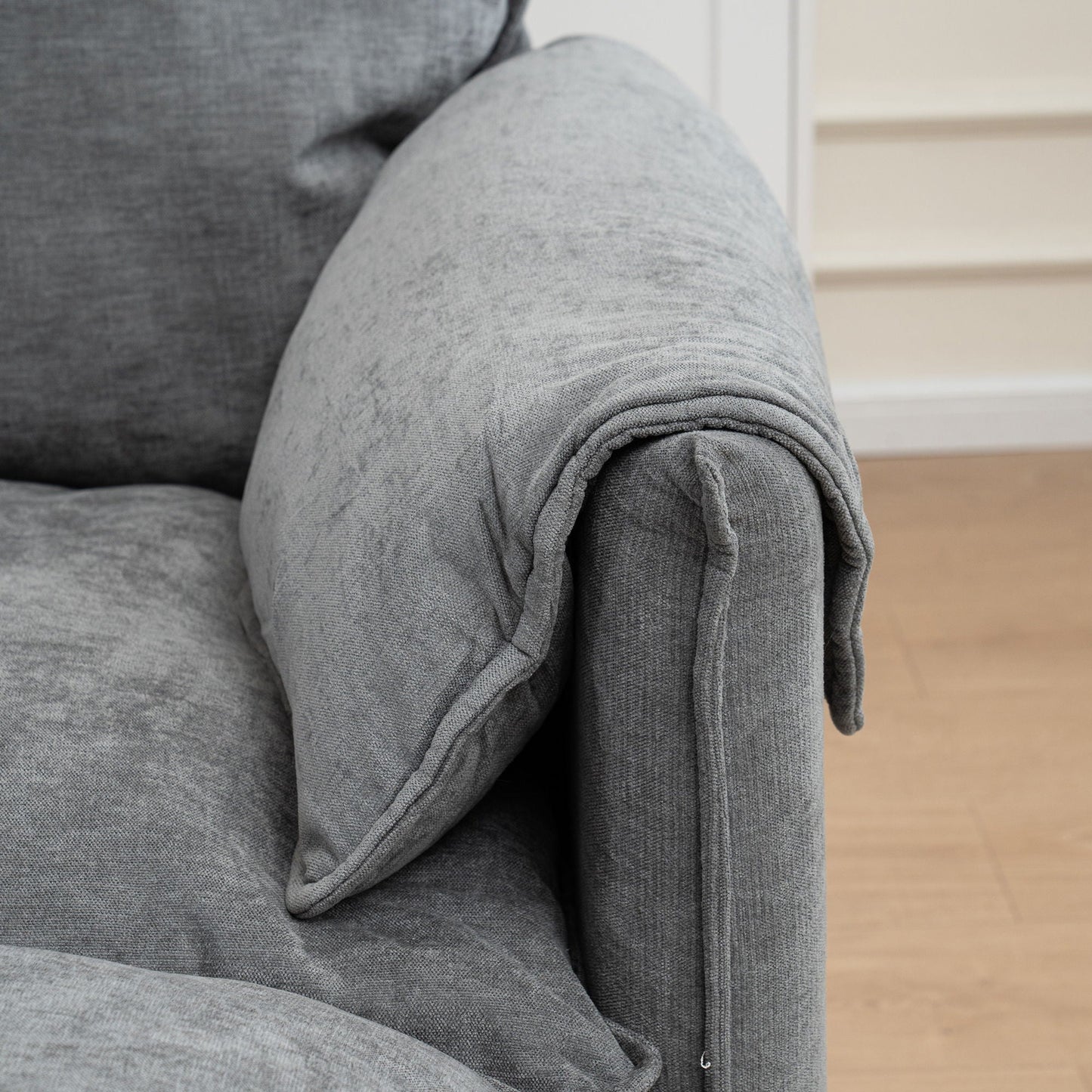 Convertible Combination Sofa With Footstools With Storage