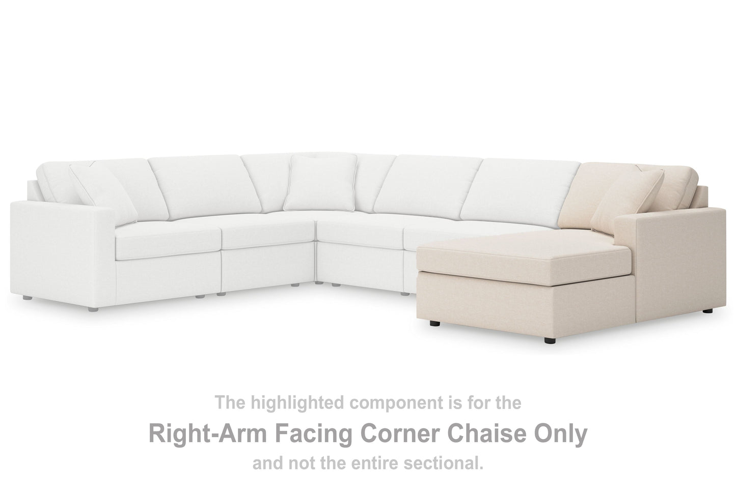 Modmax - Sectional - Oyster
