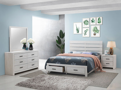 Brantford 4-piece Eastern King Bedroom Set Coastal White