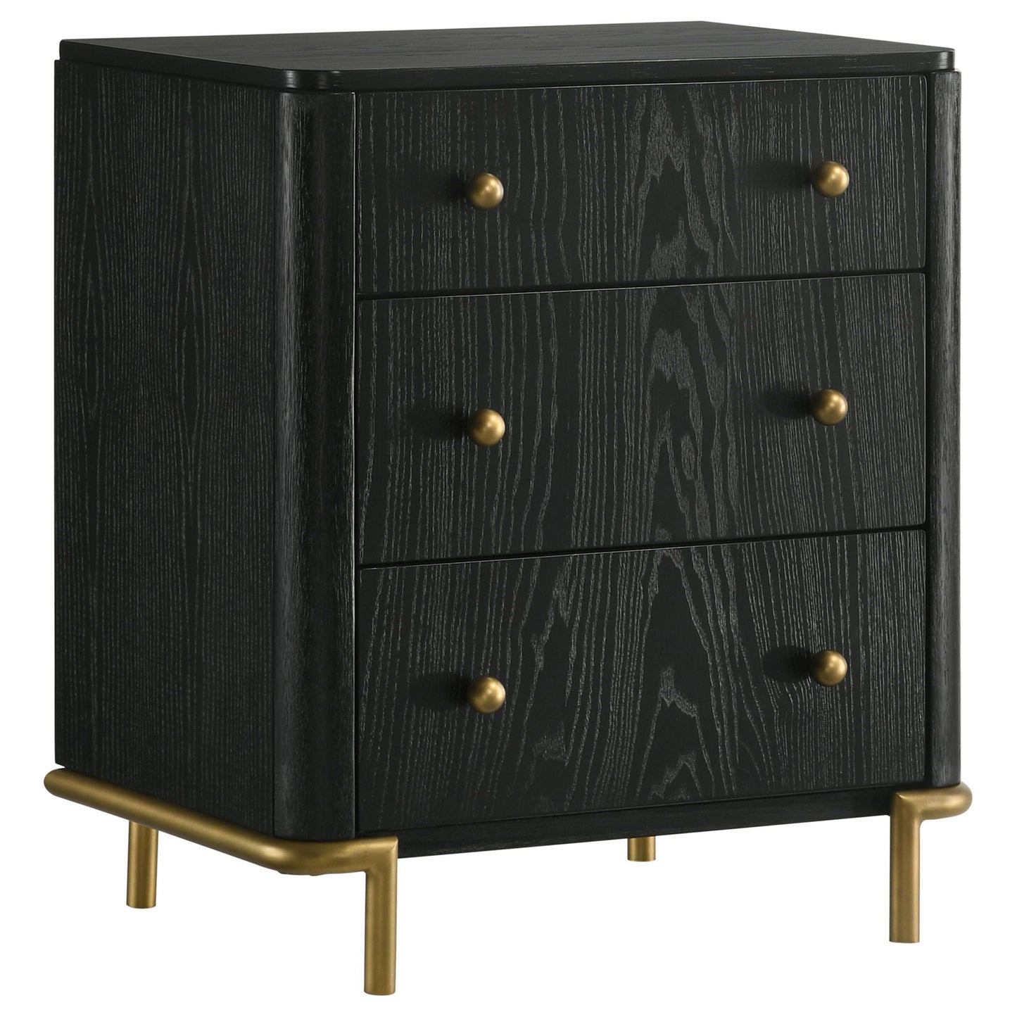 Arini 4-piece California King Bedroom Set Black and Natural