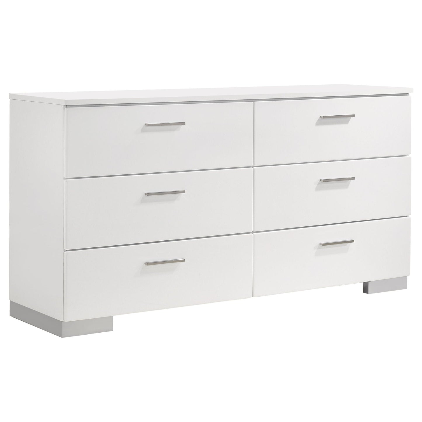 Felicity 4-piece Queen Platform Bedroom Set White