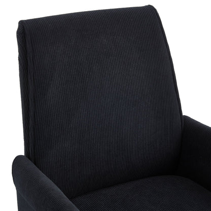 Ergonomic Mid-Back Office Chair With Striped Fabric