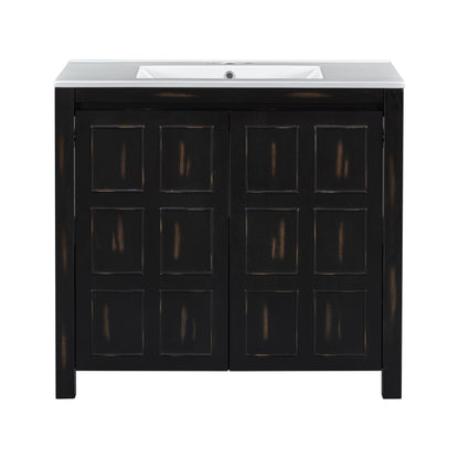 Bathroom Vanity Organizer With Sink, Combo Cabinet Set, Bathroom Storage Cabinet