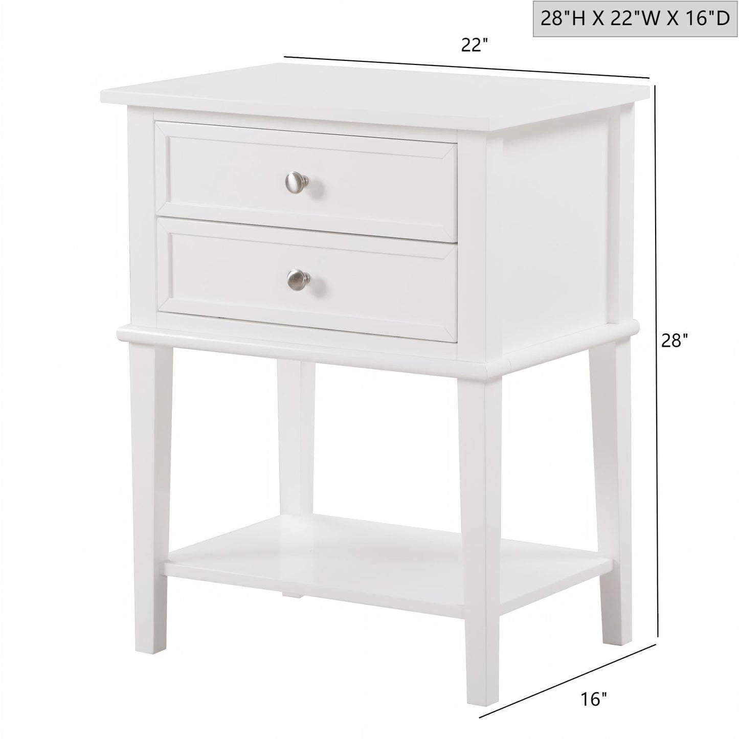 Vibrant Contemporary Nightstand