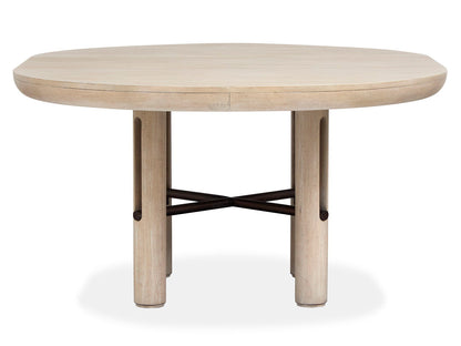 Sunset Cove - Extendable Round Dining Table - Sanibel Brown