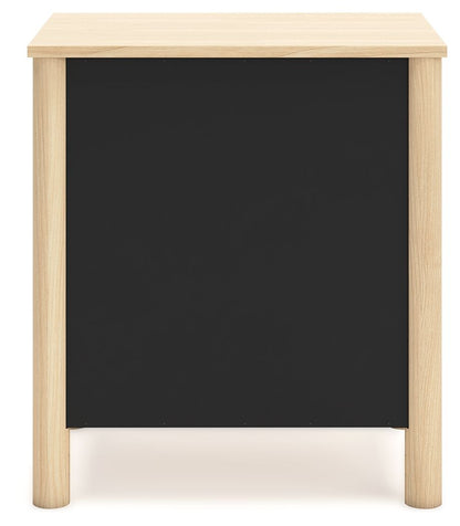 Cabinella - Two Drawer Night Stand - Tan