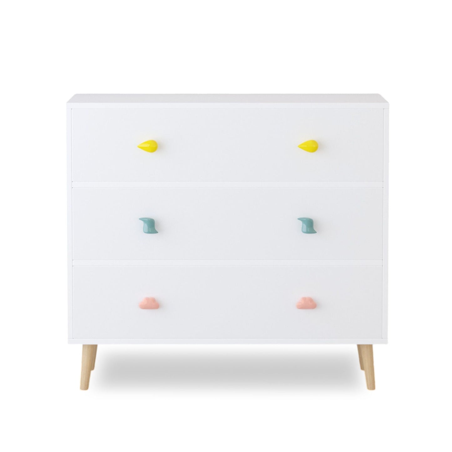 3 Drawer Dresser, Storage Cabinet With Anti Tip Safety