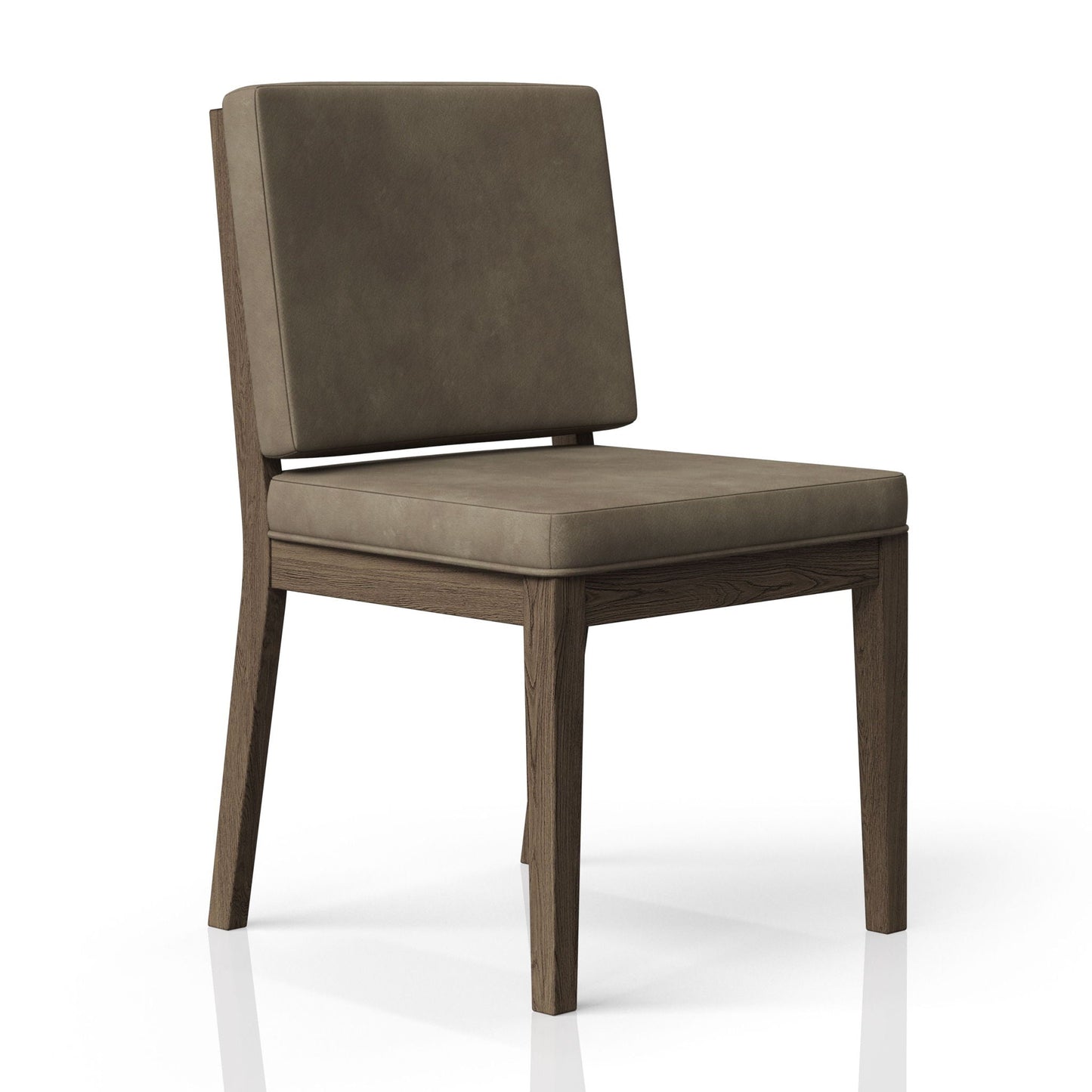 Soft Back Chair (Set of 2) - Light Brown