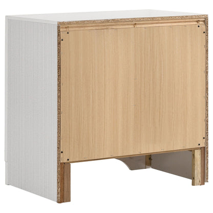 Miranda 3-drawer Nightstand Bedside Table White
