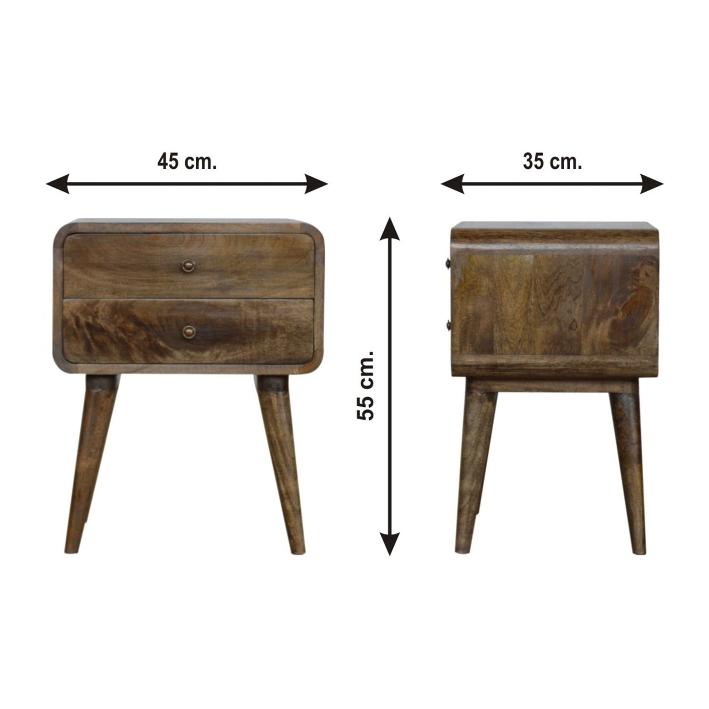 Curved Nightstand