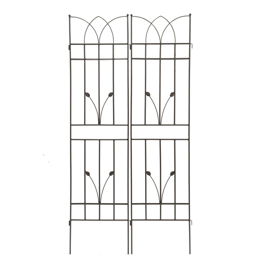 Metal Garden Trellis Rustproof For Climbing Plants Outdoor Flower Support