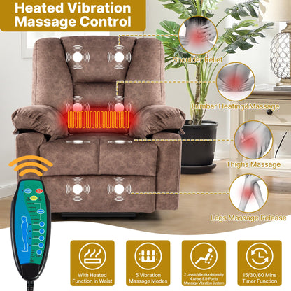 Power Lift Recliner Chair Sofa With Massage