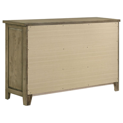 Hazlewood 6-drawer Bedroom Dresser Cabinet Vineyard Oak